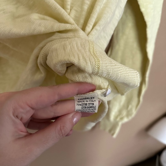 Crossley Yellow Burnout Long Sleeve Size L - Picture 4 of 6